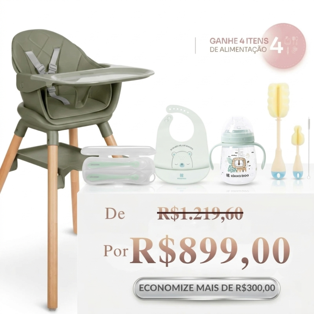 CADEIRA REFEIÇÃO 6 EM 1 WOODY